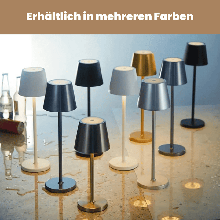 Luvikno | LED Bordlampe – Trådløs, Berøringskontroll & Dimmbar Lys