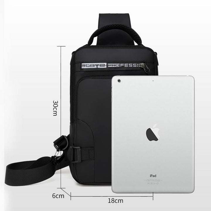 Skulderveske med USB-lader | Luvikno