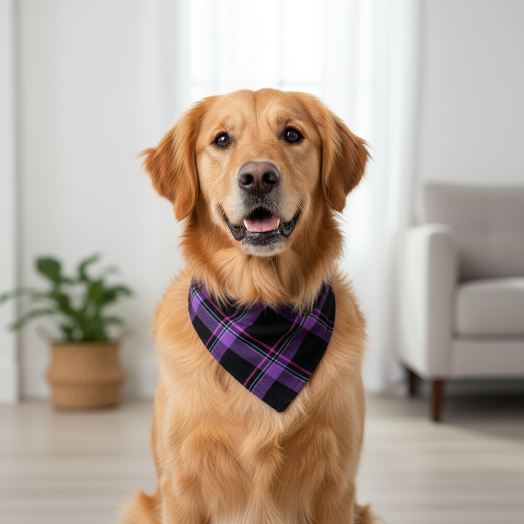 Luvik | Joulu Purppura Ruudulliset Napitus-Edessä Pyjamat Perhe Pyjama Setit