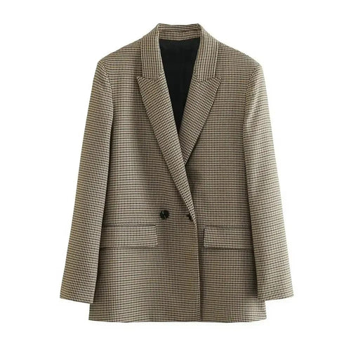 Luvik | Rutete blazer for kvinner