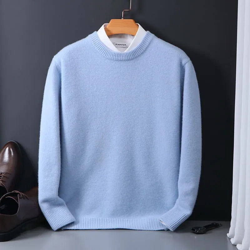 Luvik | LÄMMIN MOHAIR NEULE - SININEN