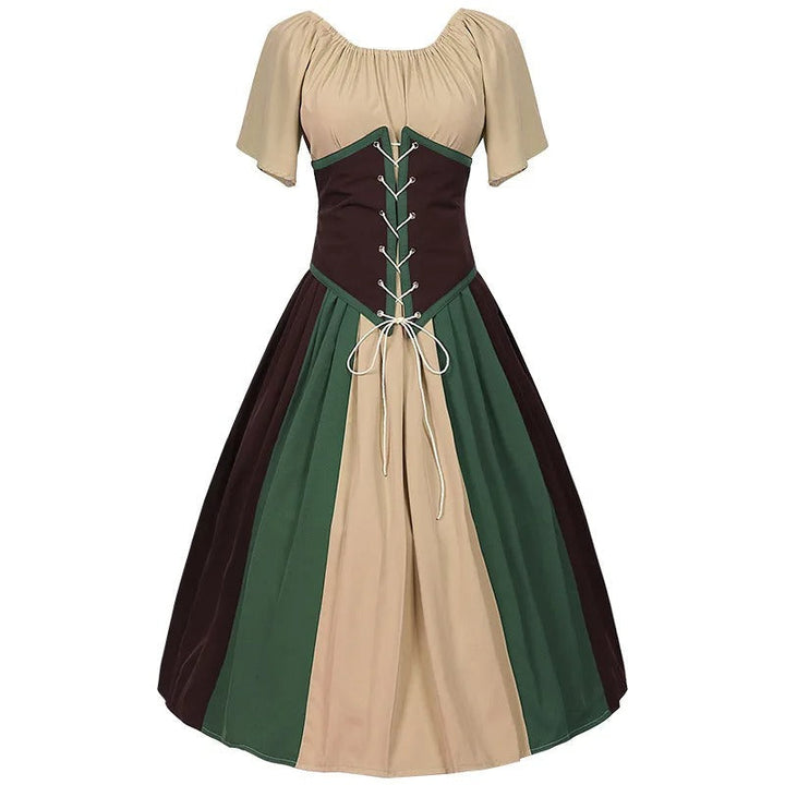 Luvik | Ylellinen Dirndl solmu Puffihihnoilla