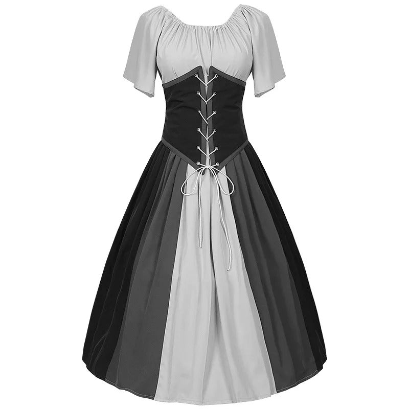 Luvik | Ylellinen Dirndl solmu Puffihihnoilla