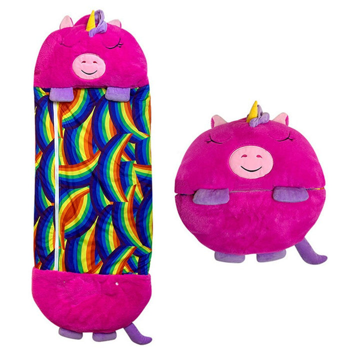 CozyCuddle - Multifunksjonelt Teppe, Sovepose og Pute Luvikno