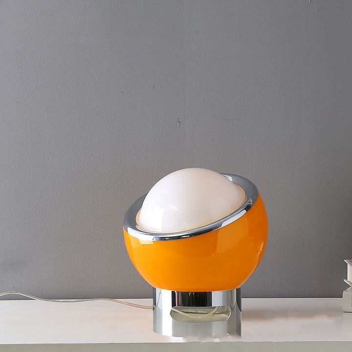 Luvikno | OpalElegance Lampe - Minimalistisk Bordlampe i Bauhaus Stil
