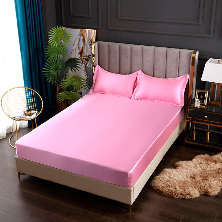 Silke Sateng Elastisk Fitted Ark med GRATIS* Silke Sateng Putetrekk Luvikno
