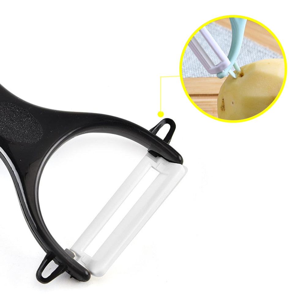Grønnsak Frukt Potet Skreller Cutter Husholdning Keramisk Gadget Skrelling | Luvikno