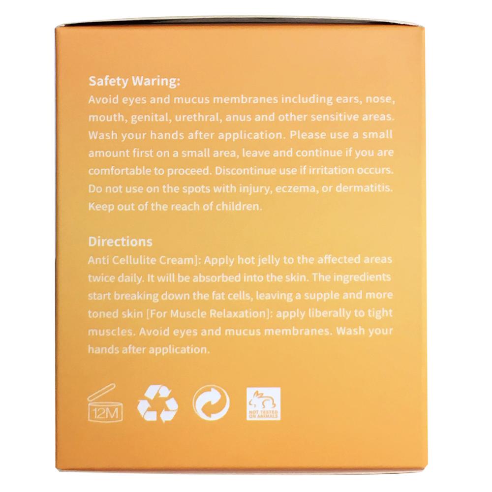 Ultimate shaping cream – booster fettforbrenning – reduserer cellulitter – 500 ml – veggklokke Luvikno