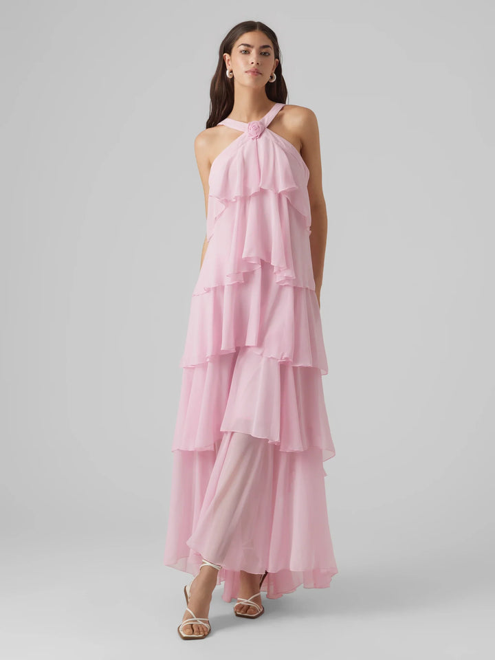 Luvik | Glamour Goddess Halterneck Maxi Mekko