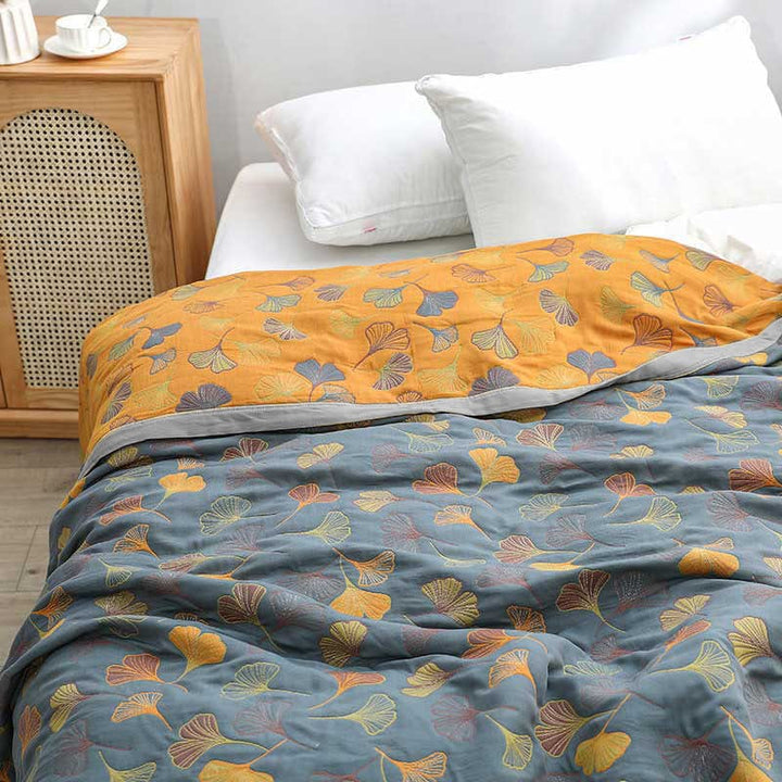 Luvikno | Luksuriøs Duvet med Elegant Bladmønster – Premium Bomull