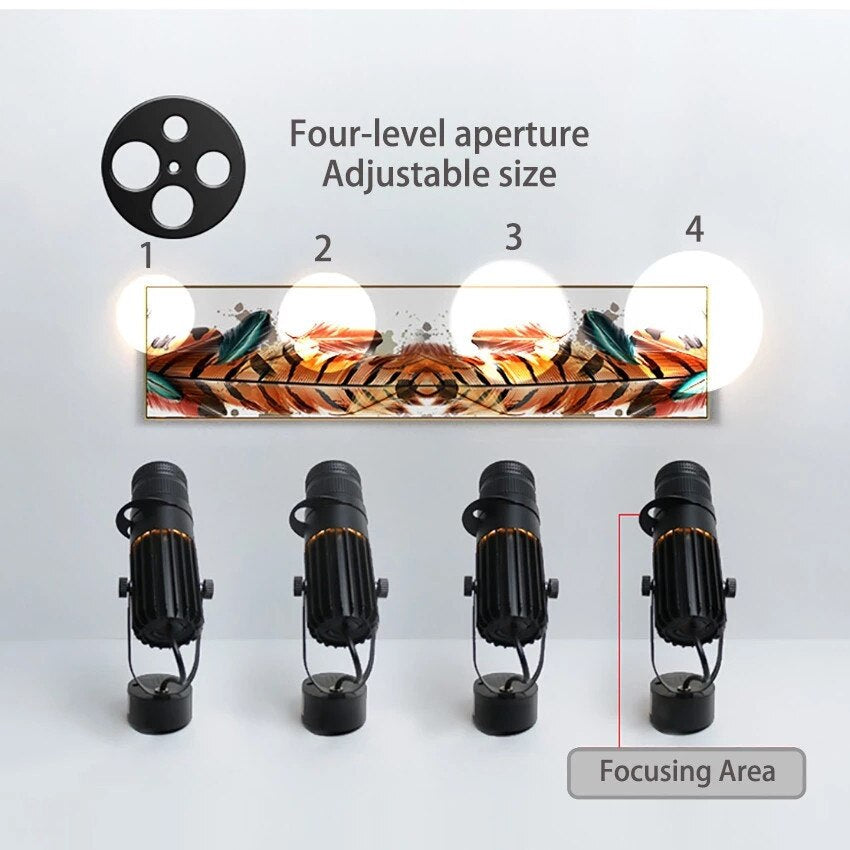 Luvikno | LED Tak Justerbar Aluminium Spotlights