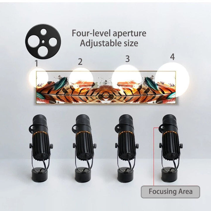Luvikno | LED Tak Justerbar Aluminium Spotlights
