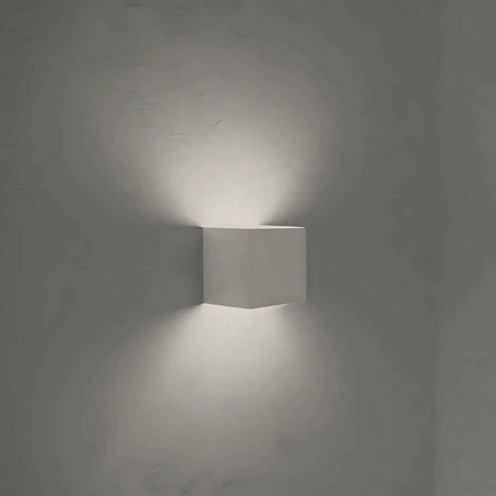 Vegglampe Svart Aluminium Justerbar Kubus LED Luvikno