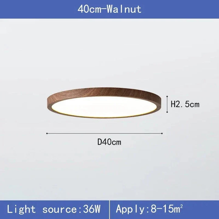 Luvikno | LED Taklampe | Ultrathin Trestruktur Design, Støvtett & Dimbar for Moderne Interiører