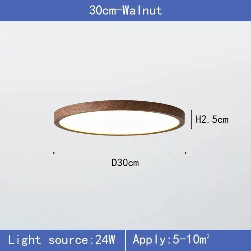 Luvikno | LED Taklampe | Ultrathin Trestruktur Design, Støvtett & Dimbar for Moderne Interiører