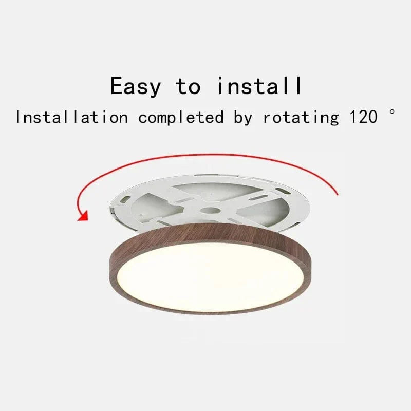 Luvikno | LED Taklampe | Ultrathin Trestruktur Design, Støvtett & Dimbar for Moderne Interiører