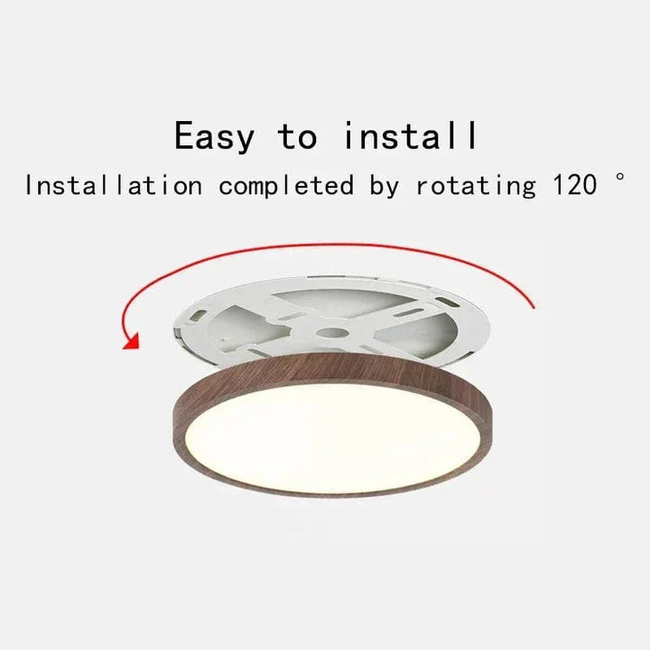 Luvikno | LED Taklampe | Ultrathin Trestruktur Design, Støvtett & Dimbar for Moderne Interiører