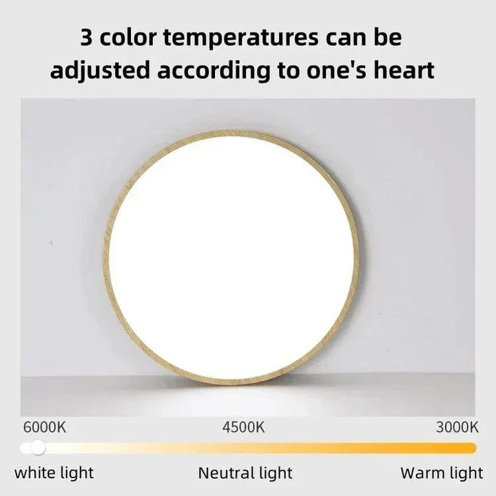 Luvikno | LED Taklampe | Ultrathin Trestruktur Design, Støvtett & Dimbar for Moderne Interiører