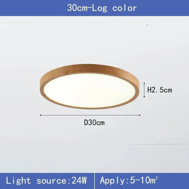 Luvikno | LED Taklampe | Ultrathin Trestruktur Design, Støvtett & Dimbar for Moderne Interiører