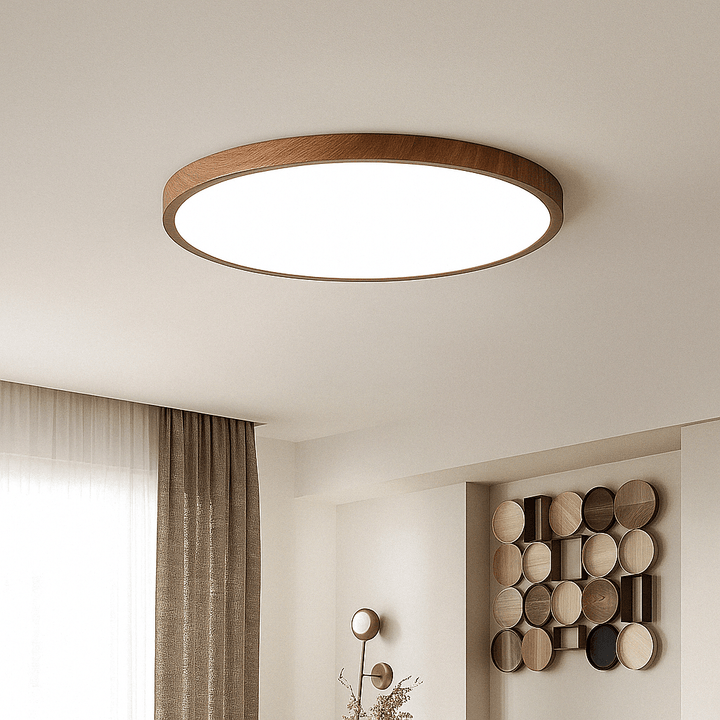 Luvikno | LED Taklampe | Ultrathin Trestruktur Design, Støvtett & Dimbar for Moderne Interiører