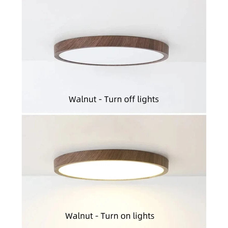 Luvikno | LED Taklampe | Ultrathin Trestruktur Design, Støvtett & Dimbar for Moderne Interiører