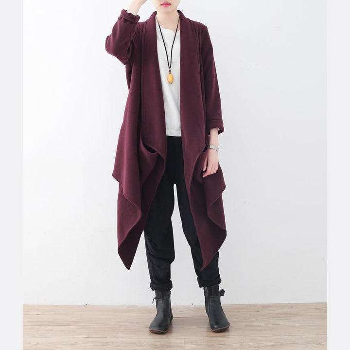 Luvik | vinrød cardigan oversized jakker & yttertøy Boutique Max jakke