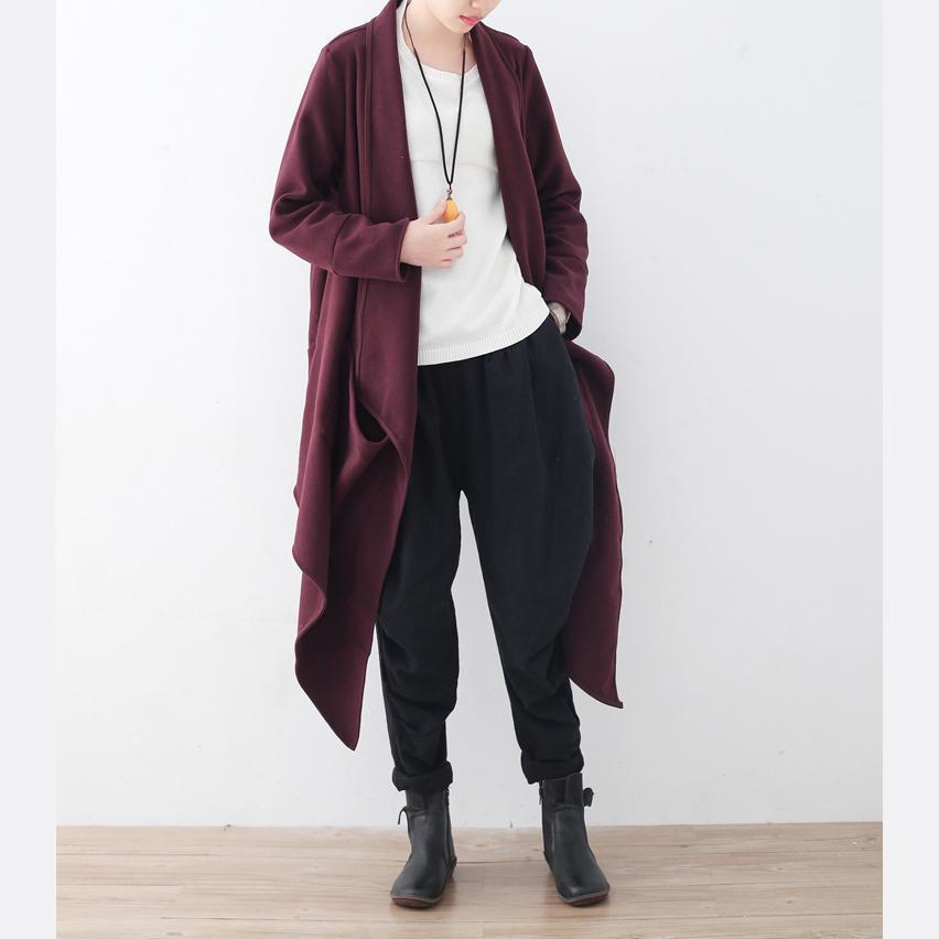 Luvik | vinrød cardigan oversized jakker & yttertøy Boutique Max jakke