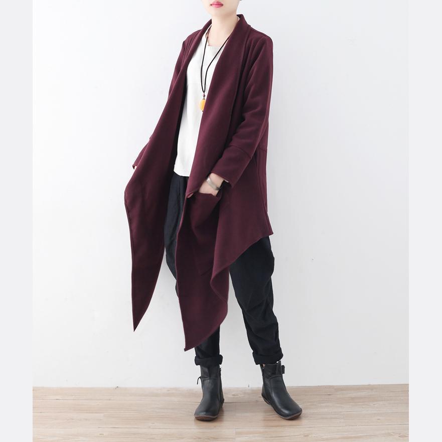 Luvik | vinrød cardigan oversized jakker & yttertøy Boutique Max jakke