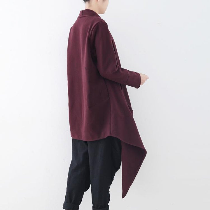 Luvik | vinrød cardigan oversized jakker & yttertøy Boutique Max jakke