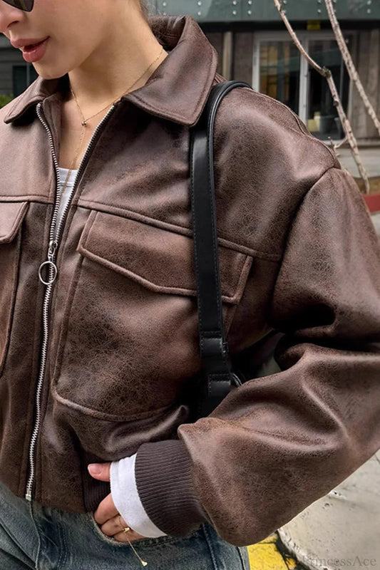 Luvik | Maillard Bomber Kääntö Nahkatakki