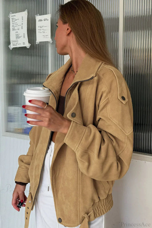 Luvik | Matt Elegant Suede Takki