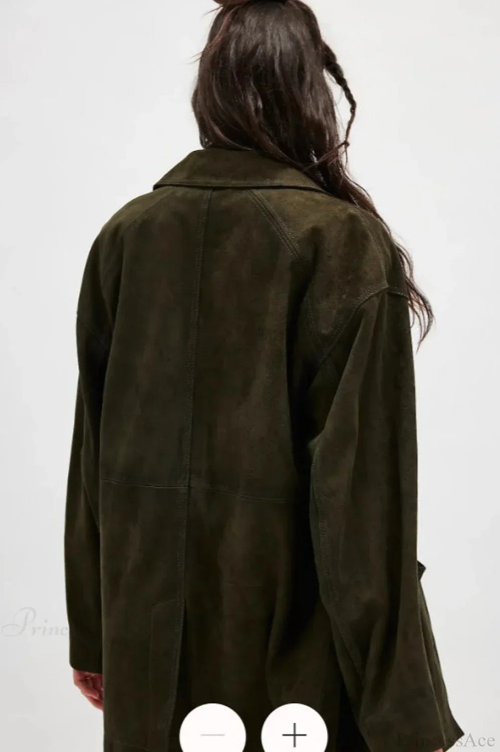 Luvik | Yksinkertainen Nappisaumainen Nahkatakki