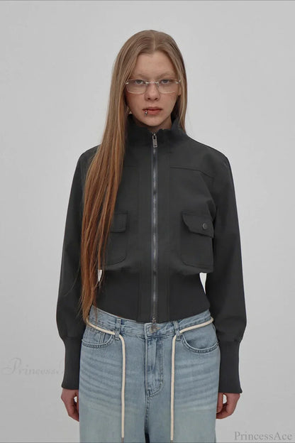 Luvik | Utility Ribbed Pocket Takki