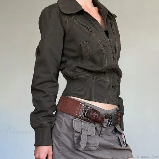 Luvik | Käytännöllinen vetoketjullinen Slim Fit taskutakki