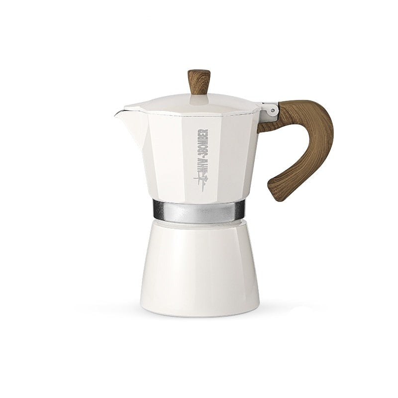 Vintage Tre Håndtak Espresso Maker Moka Pot Bryggeverktøy | Luvikno