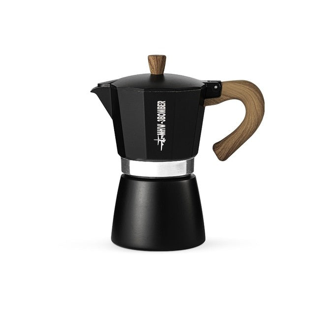 Vintage Tre Håndtak Espresso Maker Moka Pot Bryggeverktøy | Luvikno