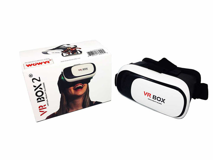 VR-Hodesett-Briller 2.0 - Smarttelefon "VR-Box" Virtuell Virkelighet 3D | Luvikno