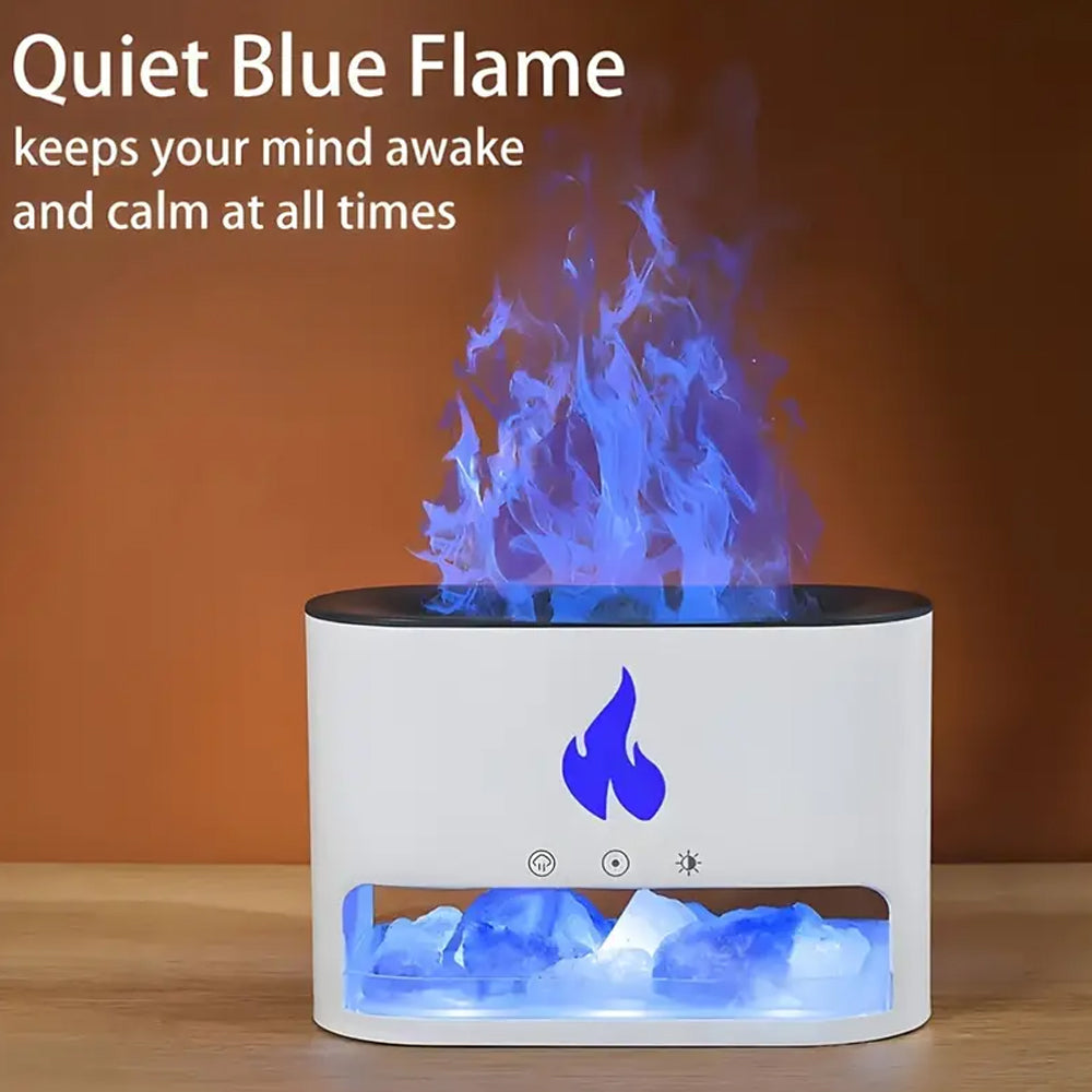 Vulkan Air Luftfukter & aroma diffuser 240 ml med krystall salt | Luvikno