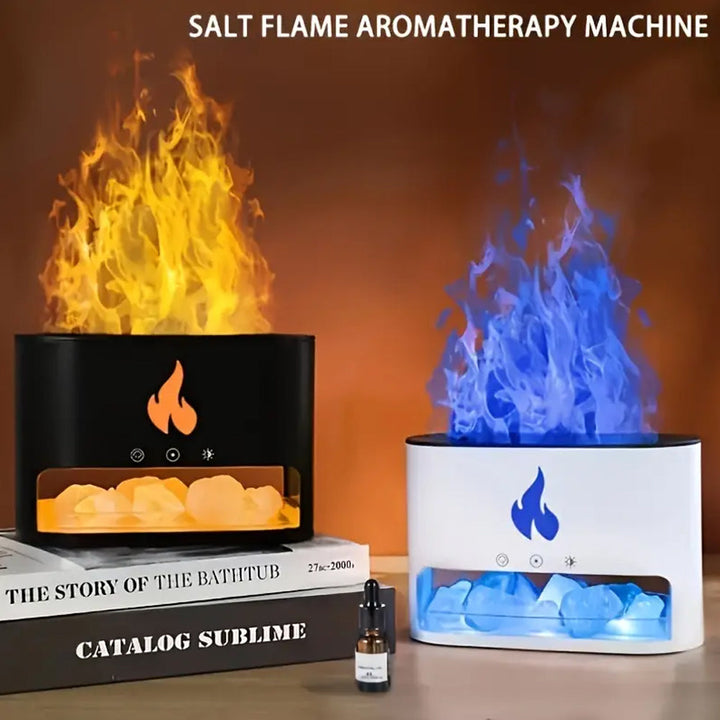 Vulkan Air Luftfukter & aroma diffuser 240 ml med krystall salt | Luvikno