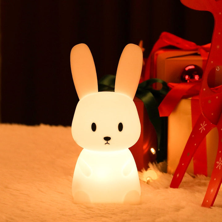 Luvikno | CozyGlow Nattlys - Søtt LED Dyreform for Barn