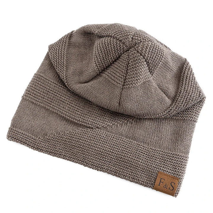 Luvikno | Luna Varm Vinter Beanie – Myk Strikket med Fleece Fôr