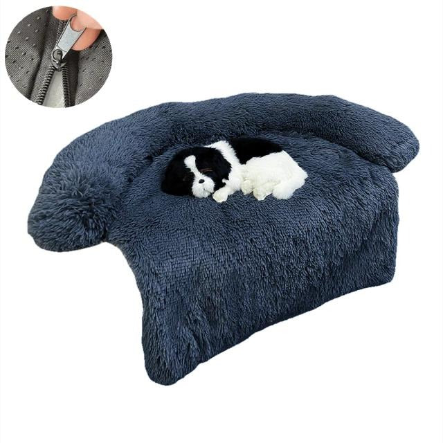 Vaskbar kjæledyrsofa-teppe - PlushNest Luvikno