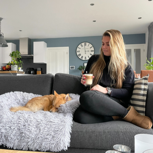 Vaskbar kjæledyrsofa-teppe - PlushNest Luvikno