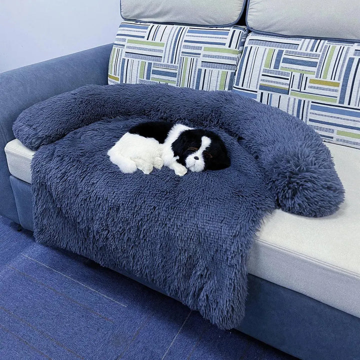 Vaskbar kjæledyrsofa-teppe - PlushNest Luvikno