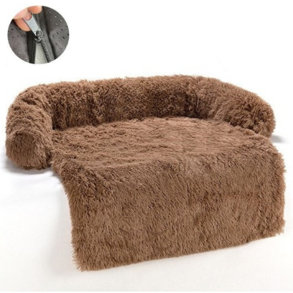Vaskbar kjæledyrsofa-teppe - PlushNest Luvikno