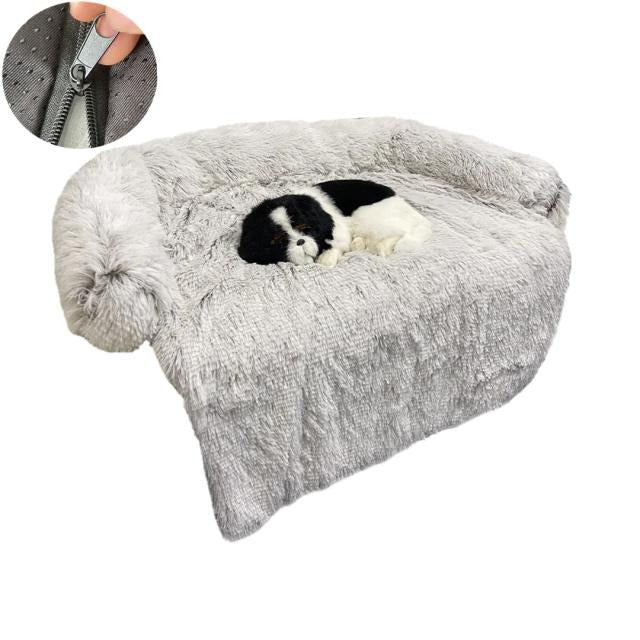 Vaskbar kjæledyrsofa-teppe - PlushNest Luvikno
