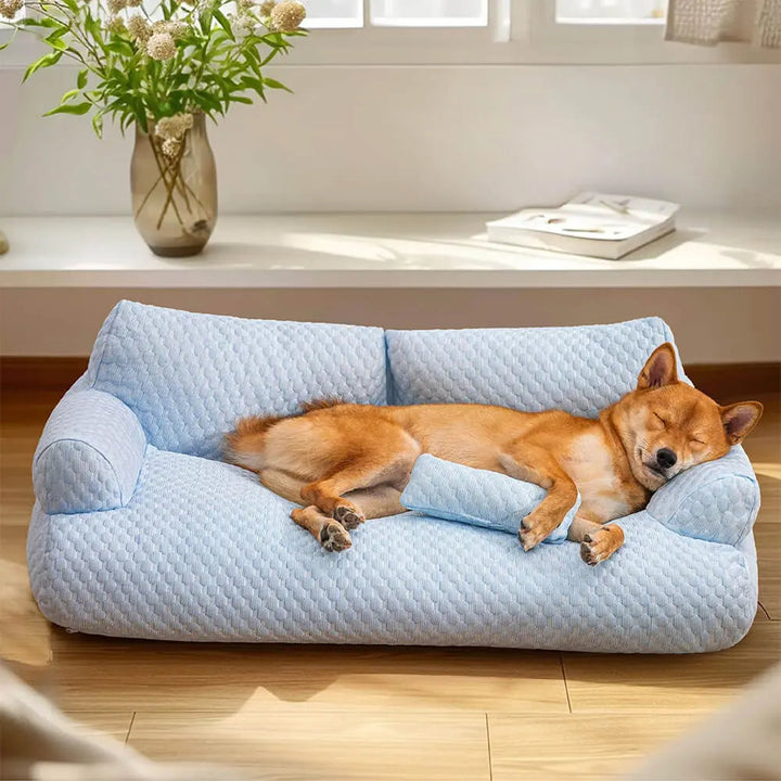 Vaskbar Plysj Katteseng - CozyPaws Luvikno