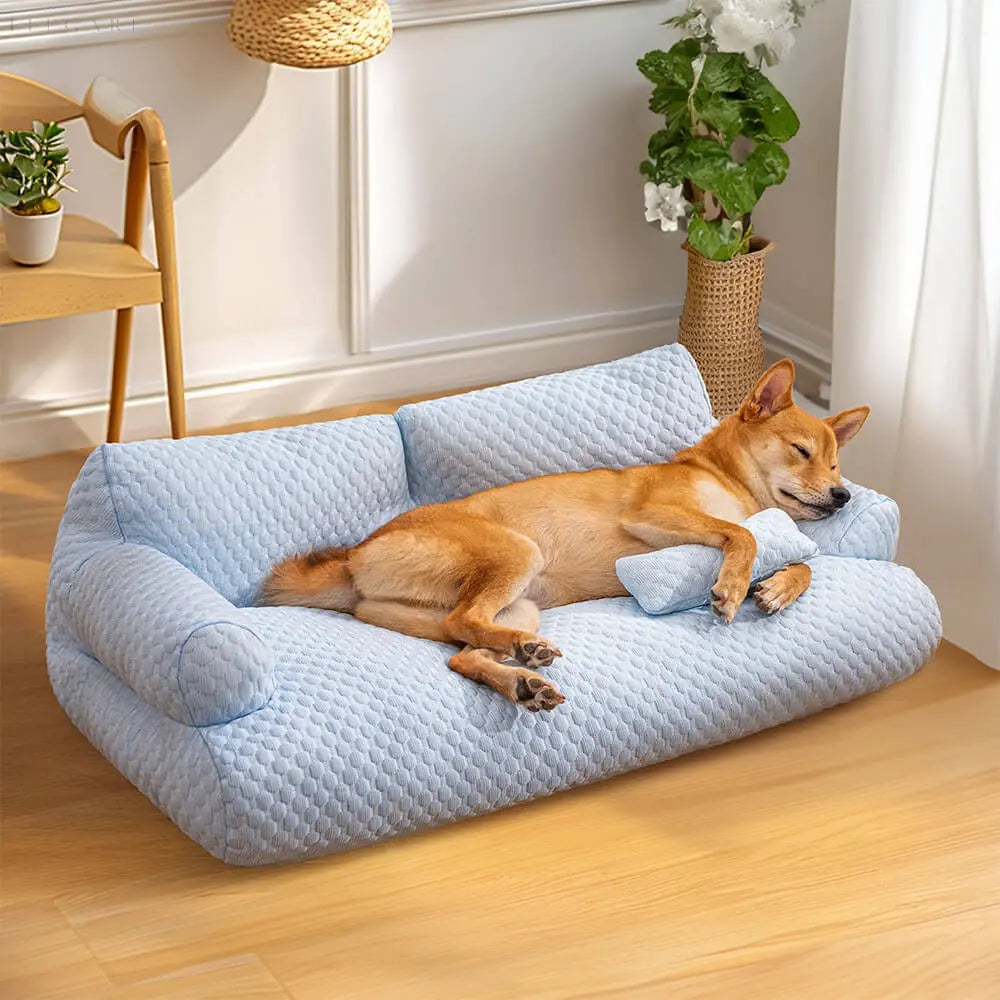 Vaskbar Plysj Katteseng - CozyPaws Luvikno