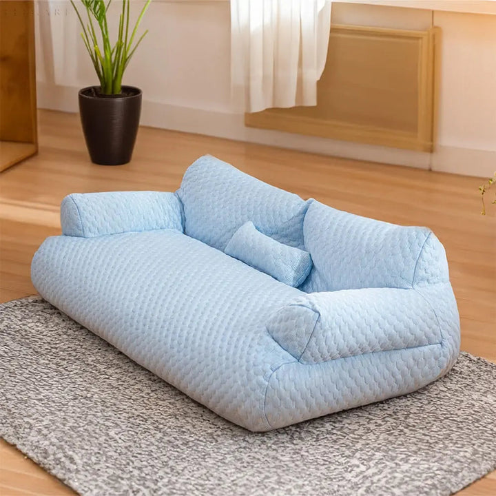 Vaskbar Plysj Katteseng - CozyPaws Luvikno