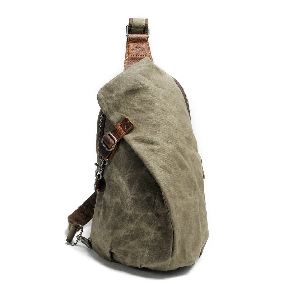 Vanntett lerrets crossover bag med tyverisikre lommer – MultiWear | Luvikno